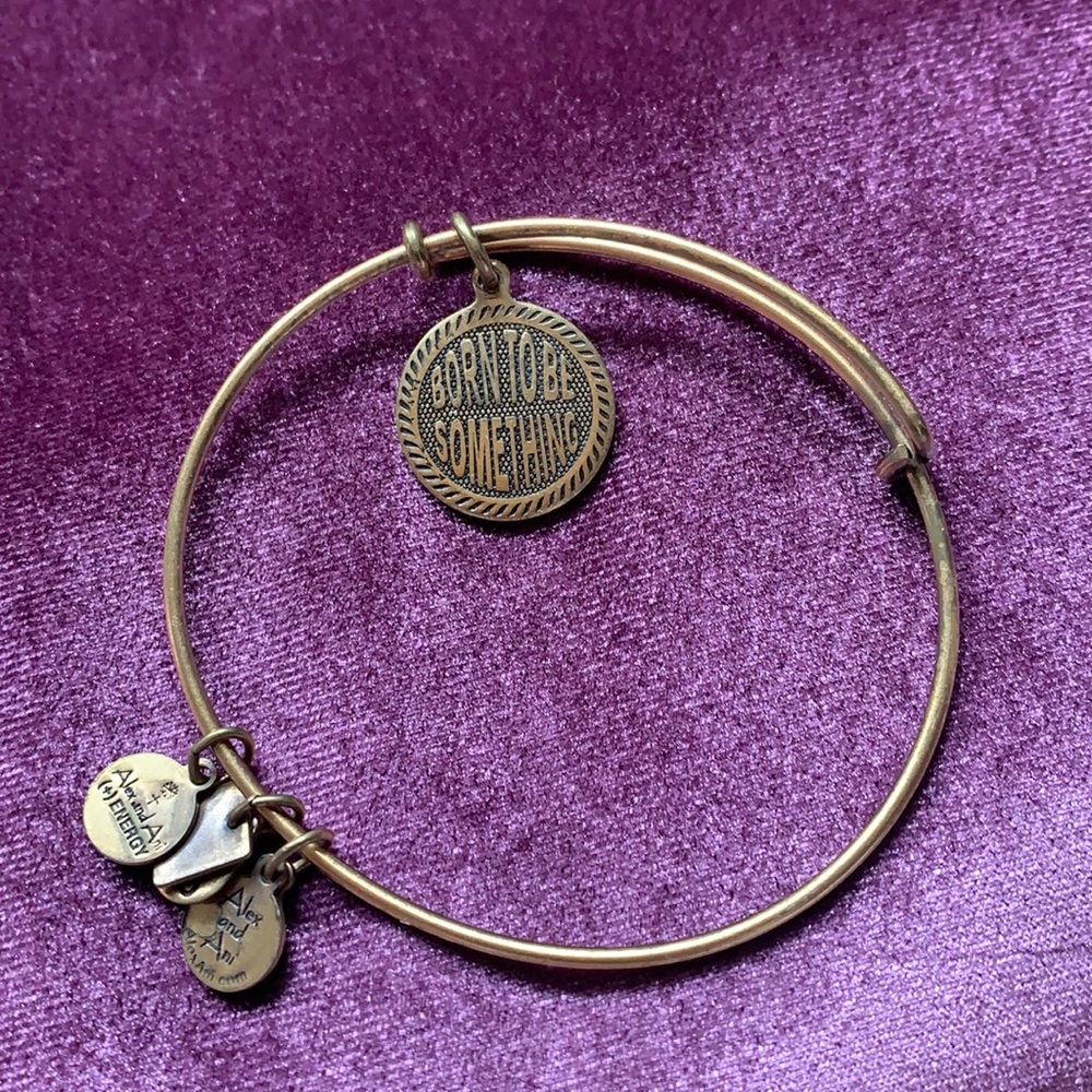 Alex & Ani Born To Be Something Bangle